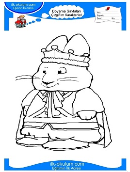 Çocuklar İçin Max ve Ruby Boyama Sayfaları 